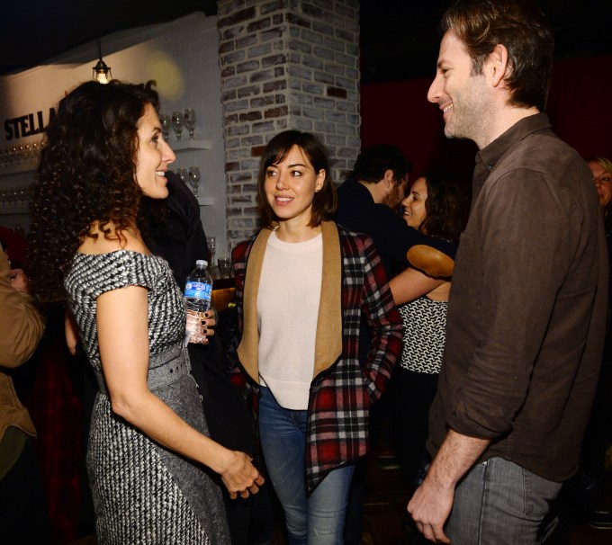 Aubrey Plaza and Jeff Baena in 2016