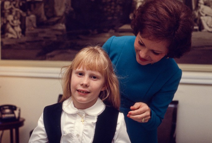 Rosalynn & Amy Carter Prepare For Parade