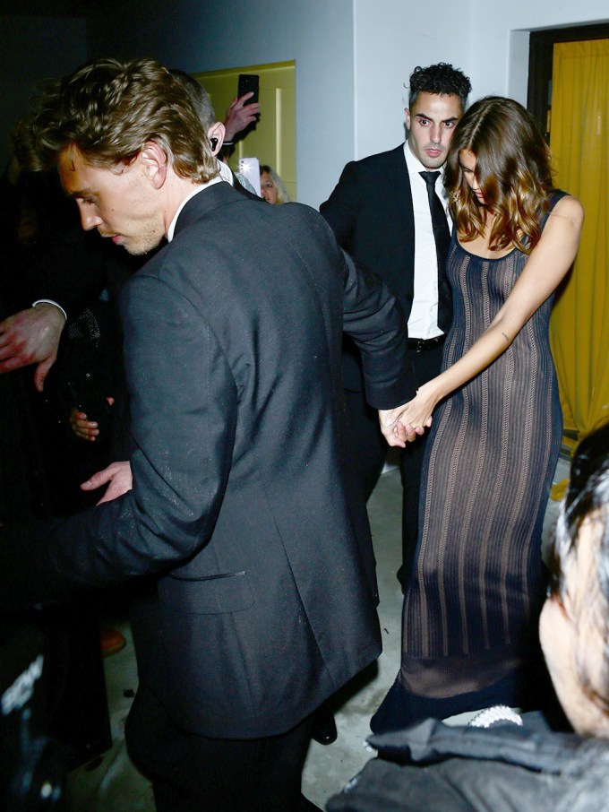 Austin Butler & Kaia Gerber At A Golden Globes After-Party