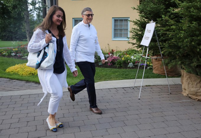 Bill & Melinda Gates Attend A Media & Technology Conference