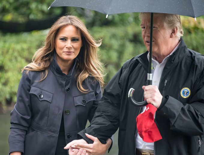 Donald & Melania Trump In Florida