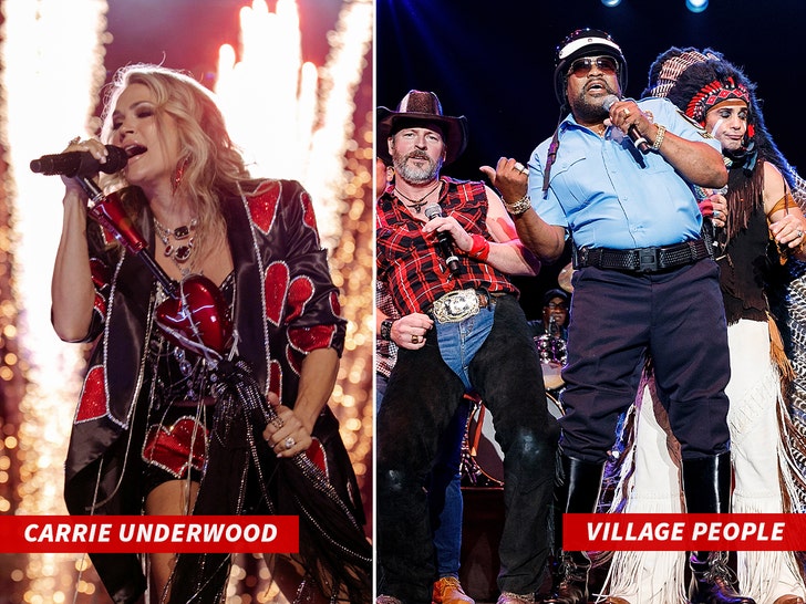 carrie underwood village people