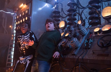 Caleel Harris and Jeremy Ray Taylor star in Columbia Pictures' GOOSEBUMPS 2: HAUNTED HALLOWEEN.