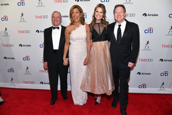 Hoda Kotb & Joel Schiffman With Friends At Time 100 Gala