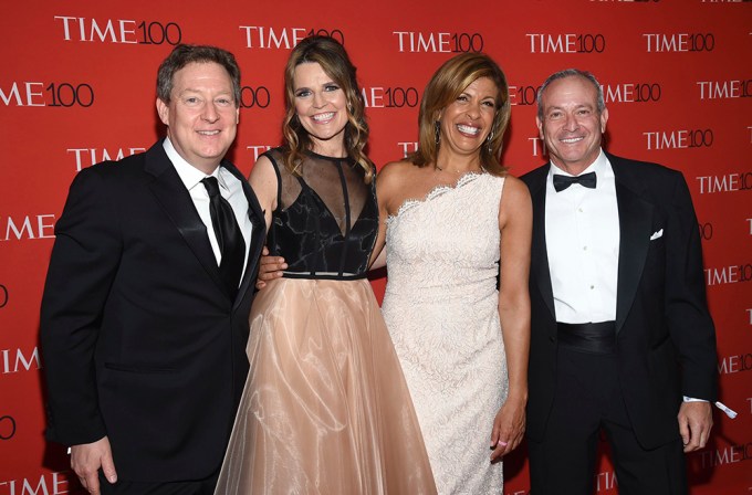 Hoda Kotb & Joel Schiffman With Savannah Guthrie & Michael Feldman