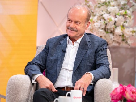 Editorial use onlyMandatory Credit: Photo by Ken McKay/ITV/Shutterstock (10246415az)Kelsey Grammer'Lorraine' TV show, London, UK - 24 May 2019