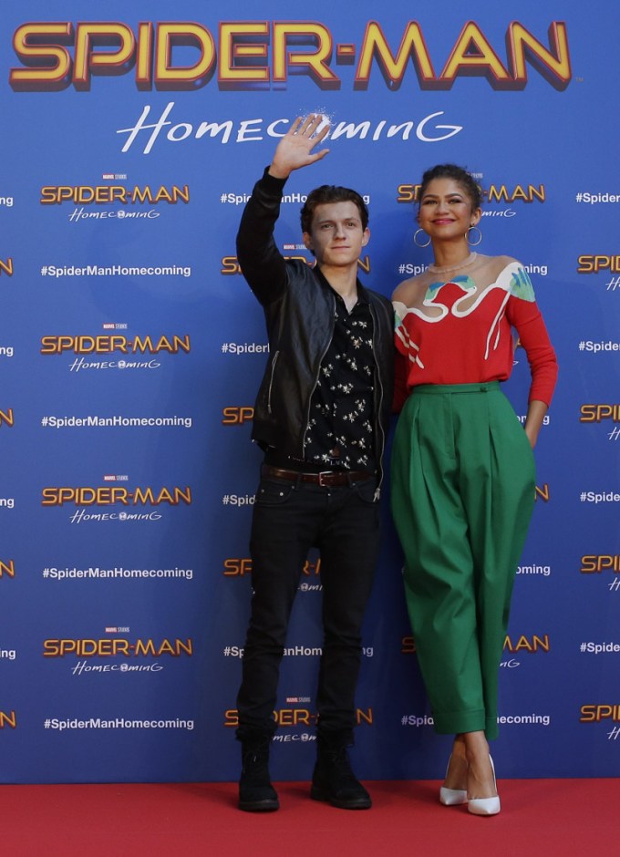 Zendaya & Tom Holland In Barcelona