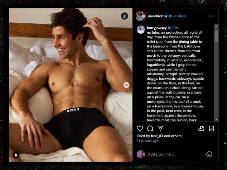 david dobrik harry jowsey instagram caption sub