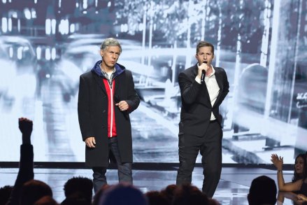 'SNL' 50th Anniversary Concert Photos: Pics of Celebrity Performers & More Chris Parnell, Andy Samberg