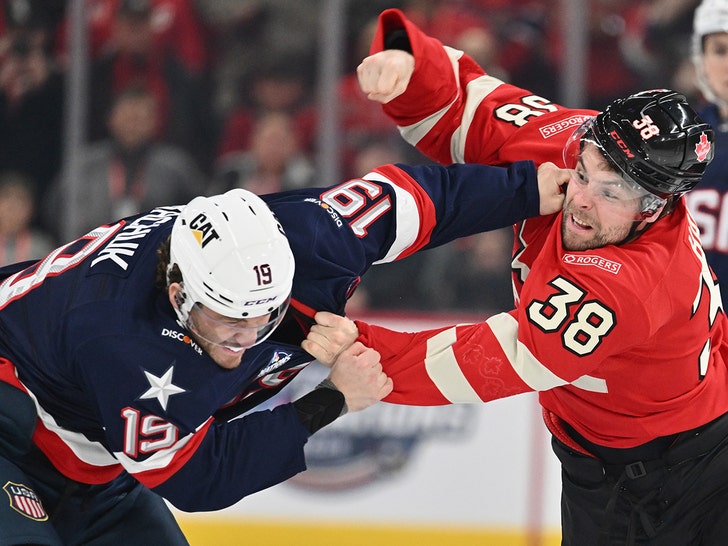 U.S.-Canadian Hockey Match Devolves Into Fights After Trump Tariffs