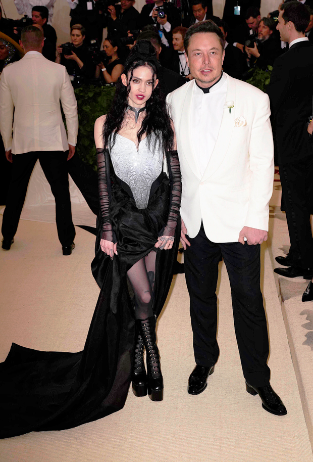 elon musk grimes met gala