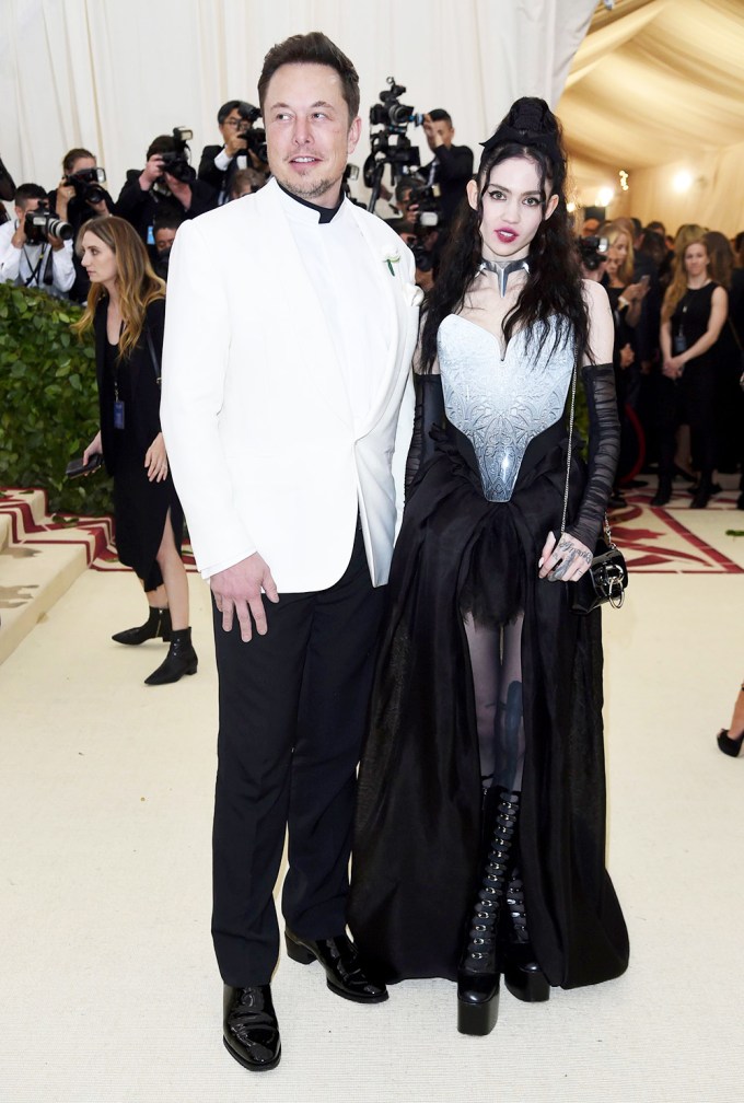 Elon Musk & Grimes At The 2018 Met Gala