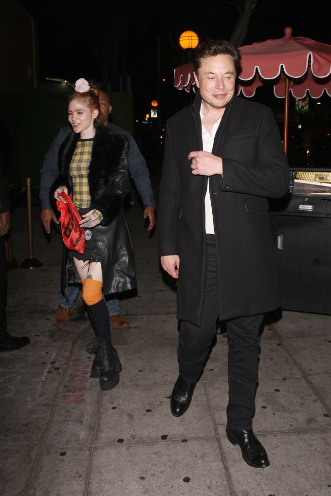 Grimes & Elon Musk Leave Date Night