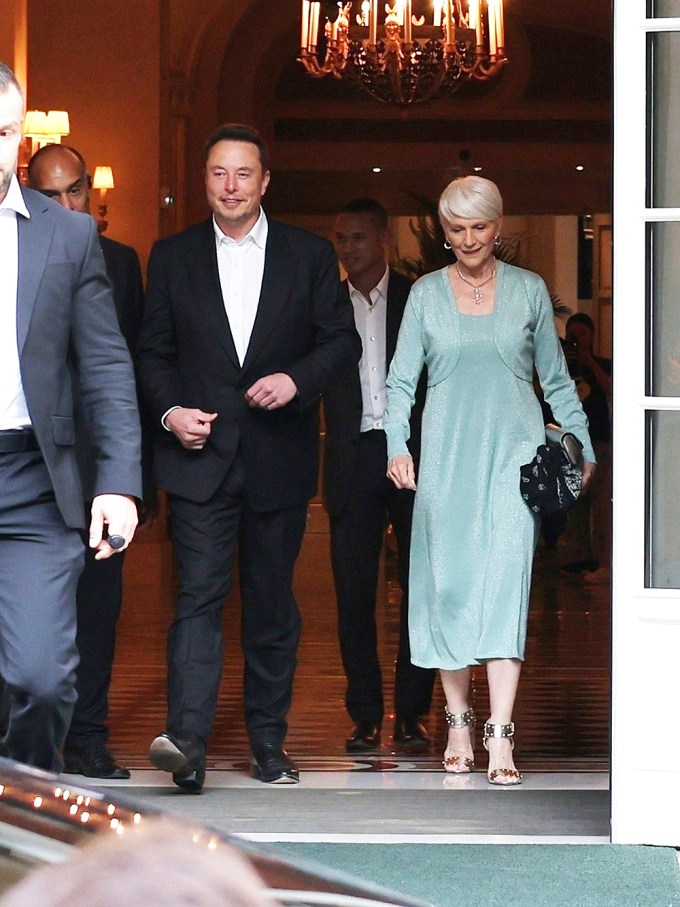 Elon Musk & Maye Musk looking stylish