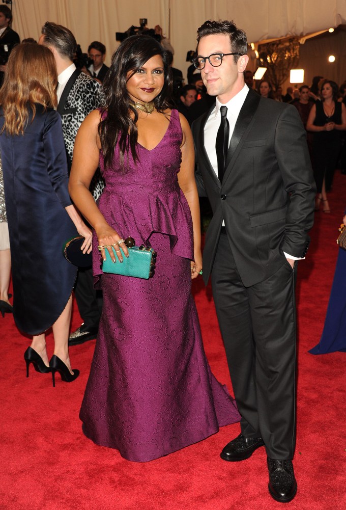 Mindy & B.J. at the 2013 Met Gala
