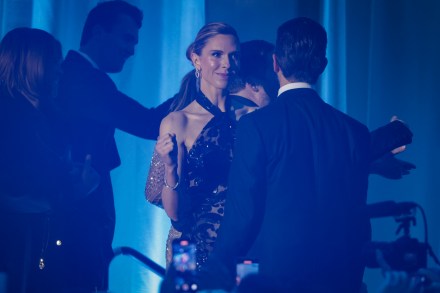 WASHINGTON, DC - JANUARY 19: Donald Trump Jr. (R) and Bettina Anderson attend the Turning Point USA Inaugural-Eve Ball at the Salamander Hotel on January 19, 2025 in Washington, DC. Donald Trump will be sworn in as the 47th U.S. president on January 20. (Photo by Samuel Corum/Getty Images)