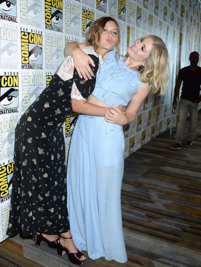 Aly Michalka & Rose McIver At SDCC