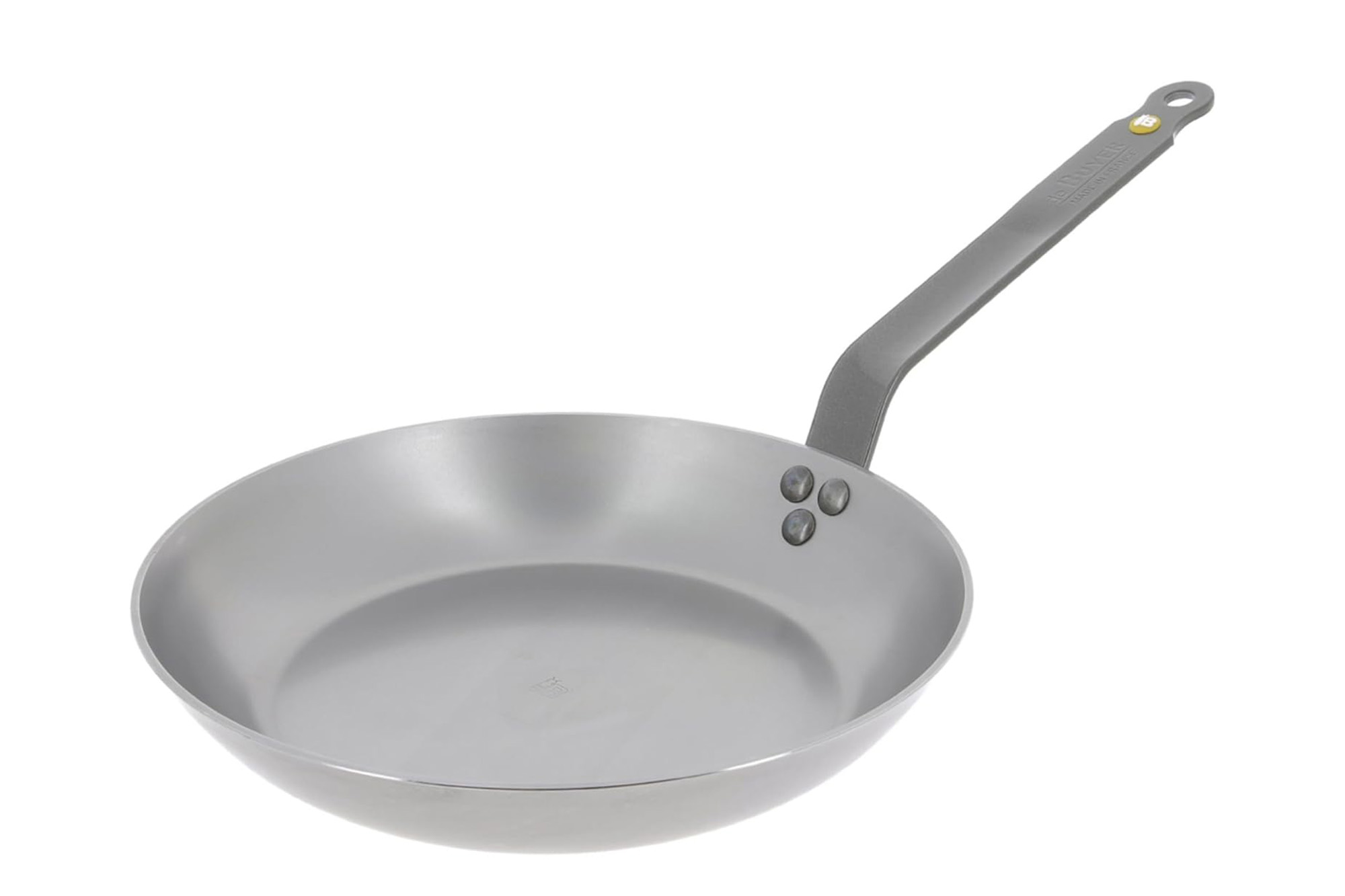 A stainless steel pan