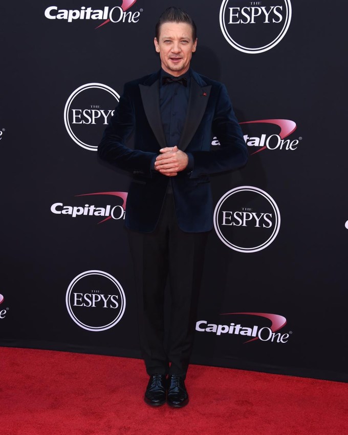 Jeremy Renner Gets Fancy