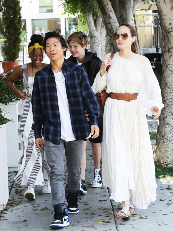 Angelina Jolie & Her Older Kids