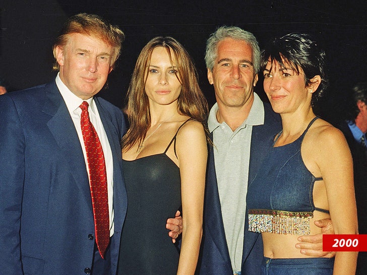 donald trump melania knauss trump jeffrey epstein Ghislaine Maxwell sub getty swipe