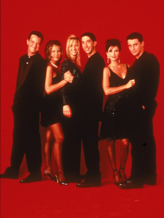 Cast Portrait Of ‘Friends’ In Black