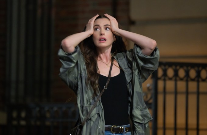 Anne Hathaway’s Andy Stressing Out