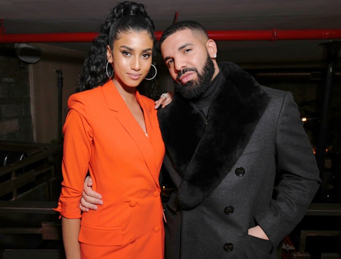 Drake & Imaan Hammam pose together
