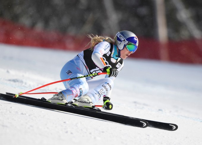 Lindsey Vonn Hits The Slopes