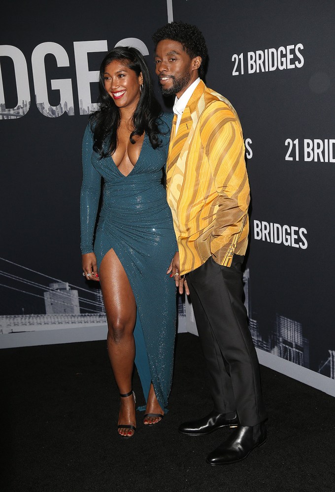 Chadwick Boseman & Taylor Simone Ledward