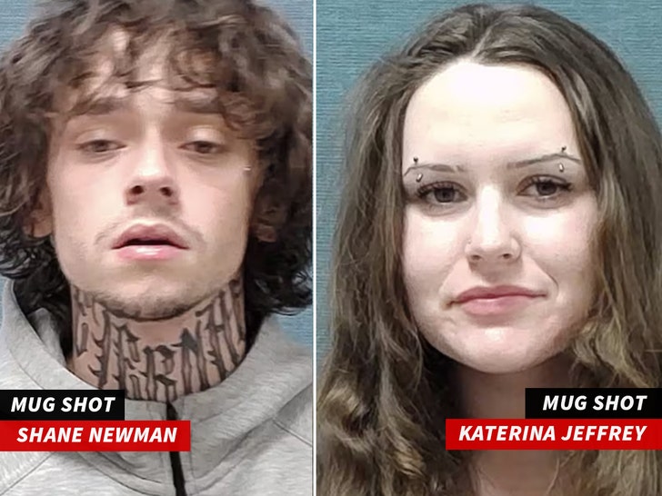 Shane Newman Katerina Jeffrey mugshots