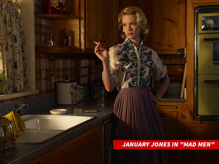 january jones in mad men alamy