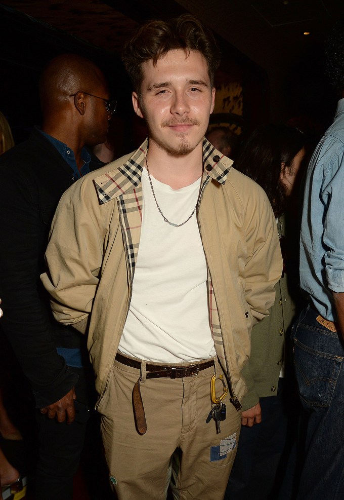 Brooklyn Beckham In Burberry