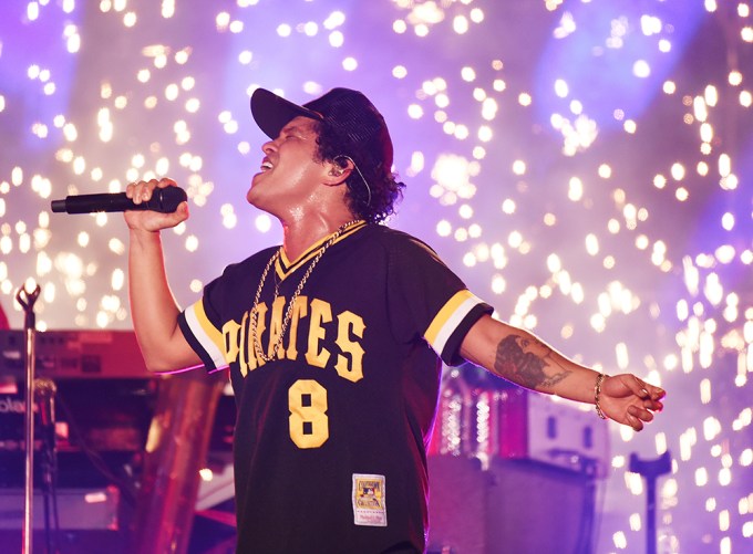 Bruno Mars Performs