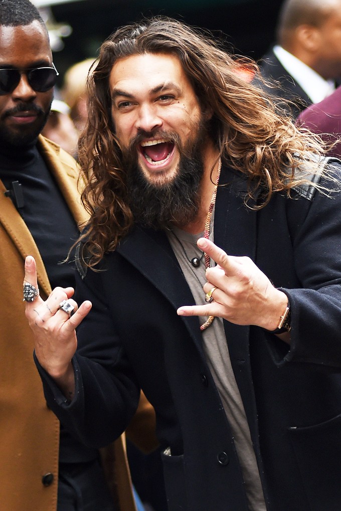Jason Momoa At A BUILD Series