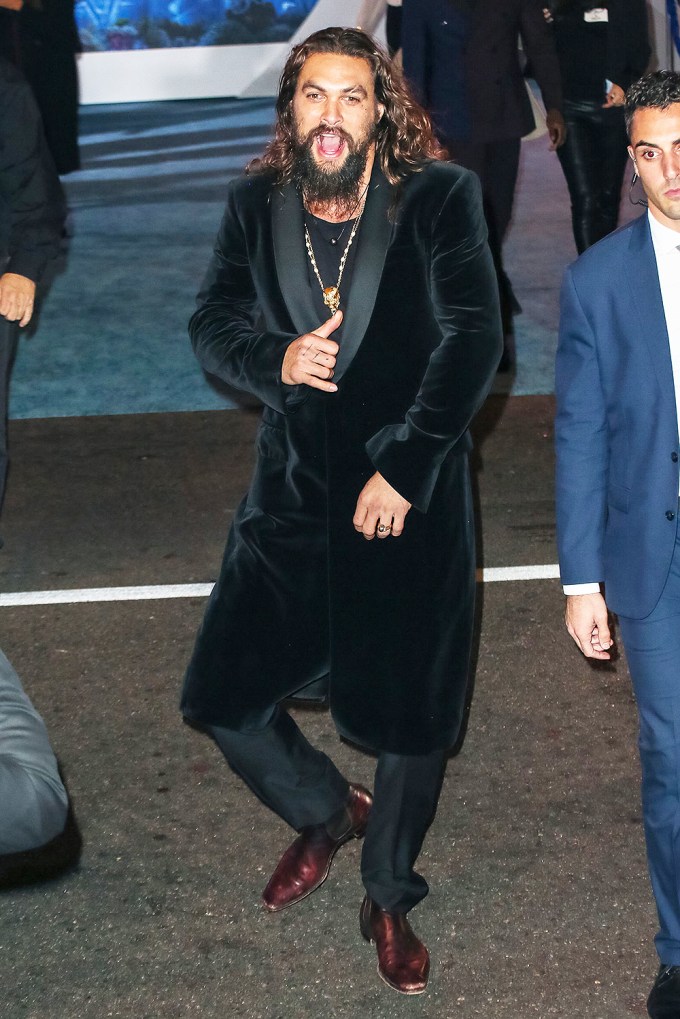 Jason Momoa At The ‘Aquaman’ Premiere