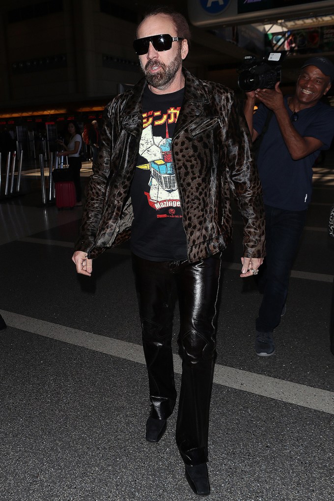 Nicolas Cage goes hell for leather