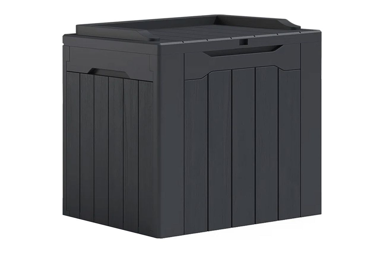 32 Gallons Lockable Resin Deck Box Wayfair