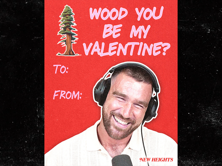 travis kelce taylor swift valentine card 2