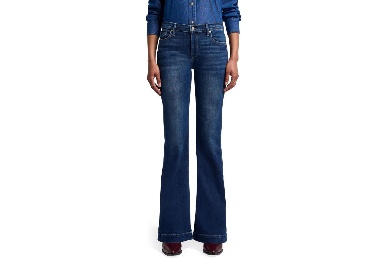 7 For All Mankind Women's Flare Wide Leg Jean Credit: Amazon