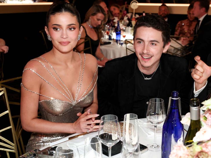 kylie jenner timothee chalamet GettyImages-2255282843