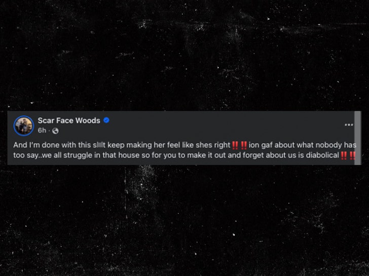 scar face woods facebook post 1