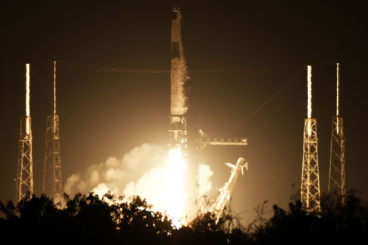 Crew-12 mission launch on Friday, Feb. 13 Paul Hennessy/Anadolu via Getty 