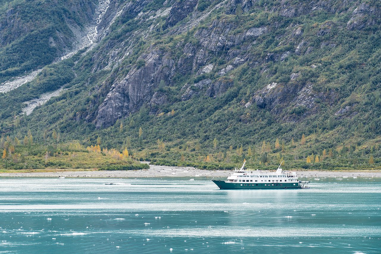 A cruise ship in Alaska Getty