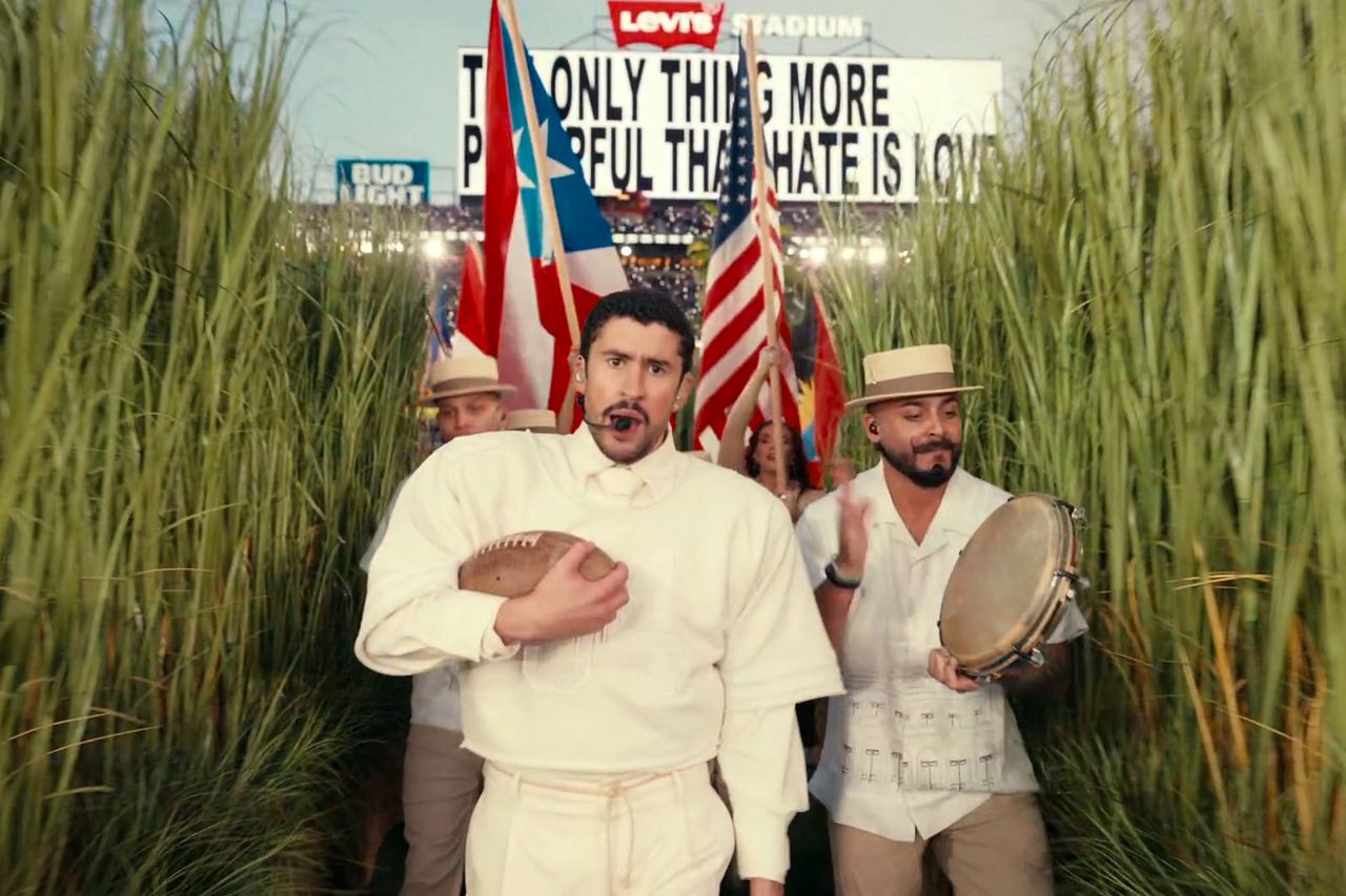 Bad Bunny at 2026 Super Bowl NBC