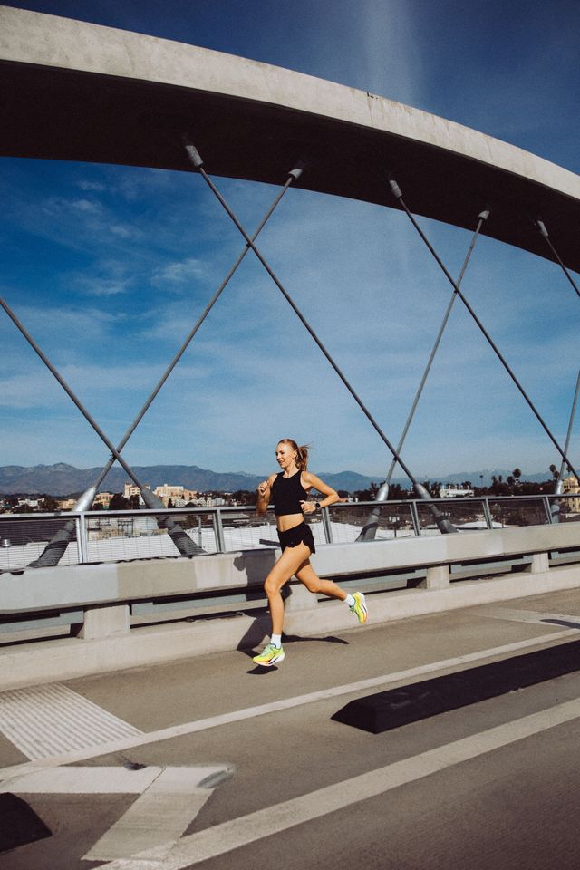 Becs Gentry and her recent partnership with Hoka. Becs Gentry Courtesy of HOKA