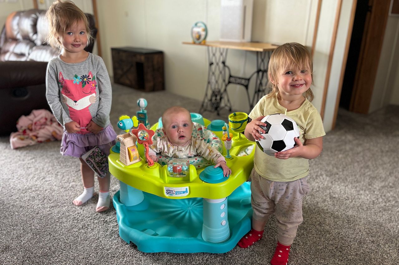 Catherine Artz, middle, with her two older sisters Catherine Artz, middle, with her two older sisters Courtesy of Sanford Health