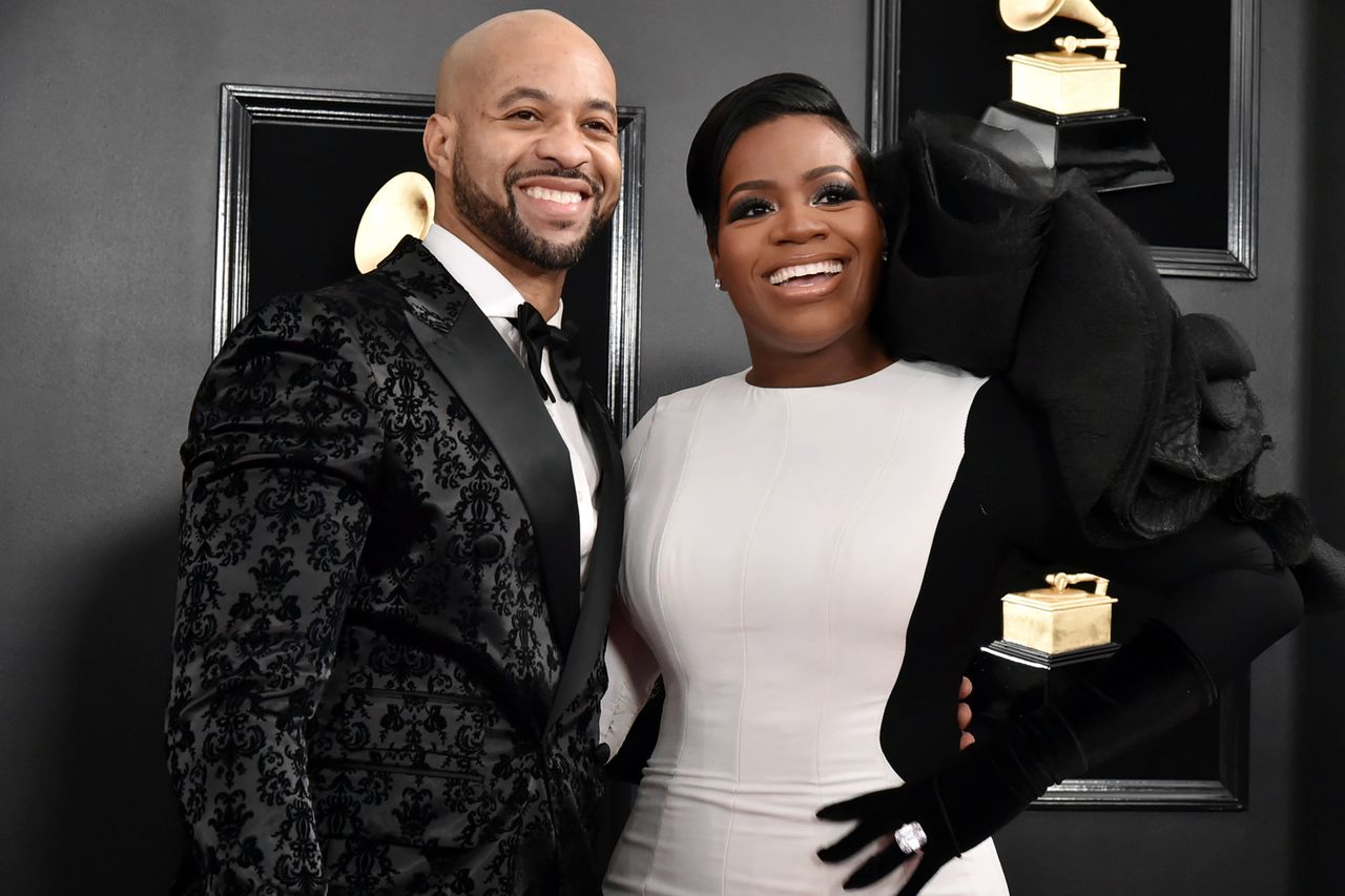 Kendall Taylor and Fantasia Barrino attend the 2019 Grammy Awards. David Crotty/Patrick McMullan via Getty