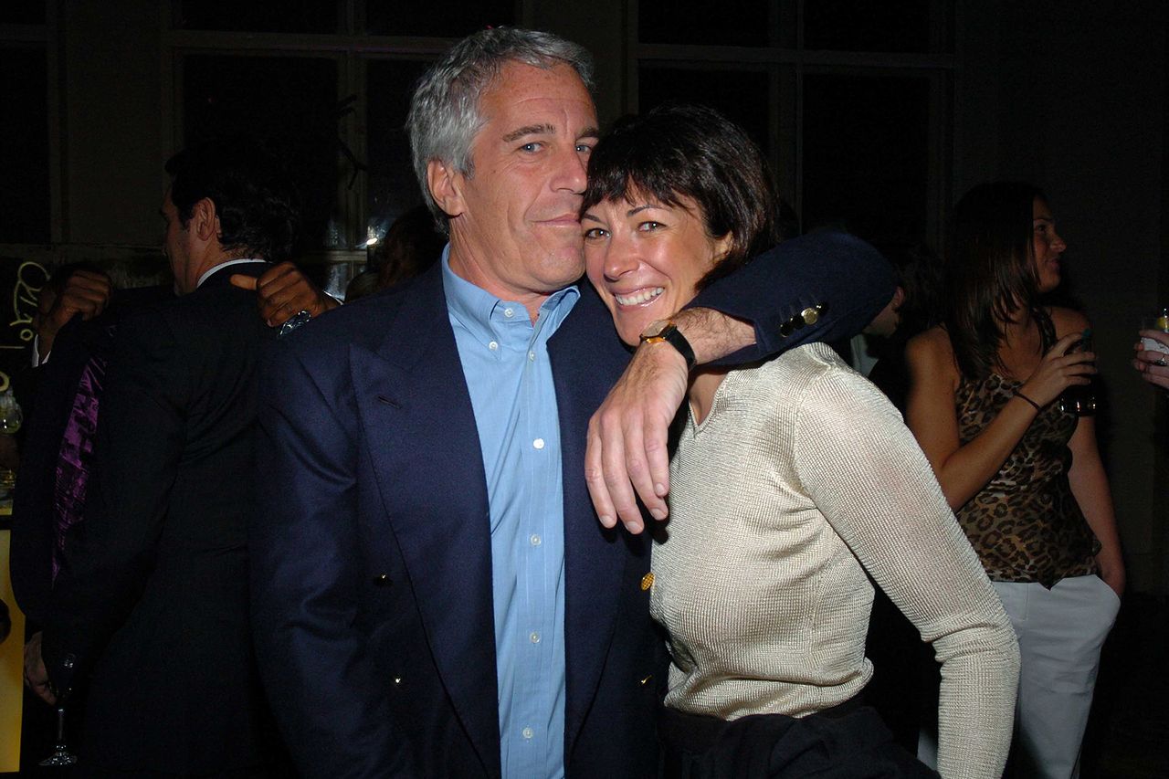 NEW YORK CITY, NY - MARCH 15: Jeffrey Epstein and Ghislaine Maxwell attend de Grisogono Sponsors The 2005 Wall Street Concert Series Benefitting Wall Street Rising, with a Performance by Rod Stewart at Cipriani Wall Street on March 15, 2005 in New York City. Jeffrey Epstein and Ghislaine Maxwell in 2005 Joe Schildhorn/Patrick McMullan via Getty