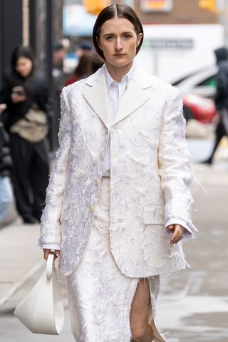 Grace Gummer Ronson attends the Proenza Schouler fashion show during New York Fashion Week Grace Gummer Ronson Gilbert Carrasquillo/GC Images